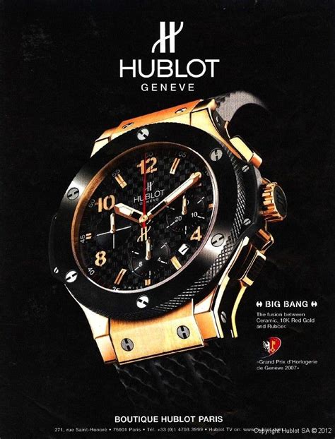 hublot ads|hublot official website.